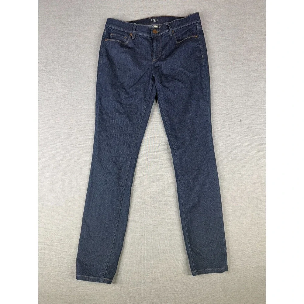 LOFT Ann Taylor Womens Jeans Size 6‎ Modern Skinny Dark Wash Denim Casual Work